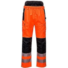 Portwest PW3 PW342OBRM Extreme Pants Hi-Vis Bikses — oranžas/melnas