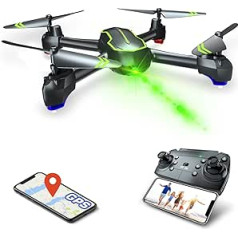 Asbww GPS Drone с камерой HD 1080p для начинающих и детей