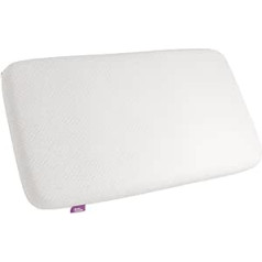 Emma® Essential Foam sānu guļamspilvens — ortopēdisks dizains atbalstam, elpojošs, mitrumu regulējošs, mazgājams 40°C, ideāli piemērots sānu guļamiem, 40 x 60 cm