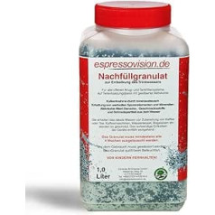 1 Liter Nachfüllgranulat - Wasserfilter Granulat für nachfüllbare Kartuschen I Füllgranulat/Filtergranulat für Krug- & Tankfilter vieler Marken - entkalkt Wasserenthärter für Filterkartuschen