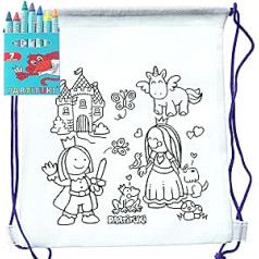 40 Packs Kids Colouring Backpacks 40 Sets 7 Colors Partituki with CE Certificate Non-Toxic Details for Kids Birthday Party