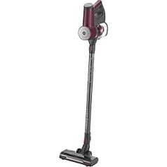 Grundig VCP 3830 vacuum cleaner with DC motor 21.6 V battery, silver, berry.