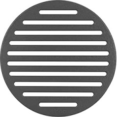 WELL GRILL Round Grate, Diameter 20 cm, Cast Iron Grate, Fire Grate, Ash Grate, Fireplace Grate, Carbon Grate for Many Stoves and Fireplaces