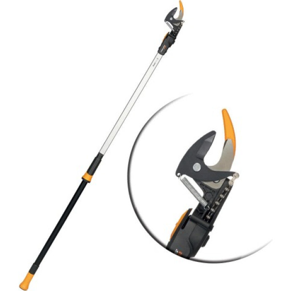 Fiskars Telescopic tree pruner 2.2-4m upx82 powergeax