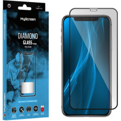 Myscreen DIAMOND GLASS LITE Edge FULL GLUE черное защитное стекло Apple iPhone XR/11