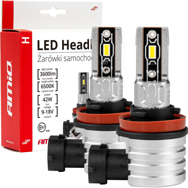 Automašīnas spuldzes led h-mini h11 amio-03333