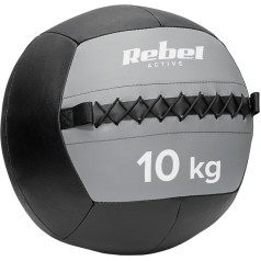 Medicīniskā bumba vingrinājumiem 10kg, REBEL ACTIVE