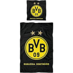 BVB 09 BVB gultas veļas logotips (135 x 200 cm)