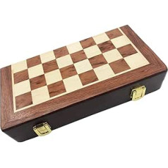 Luksusa koka šaha spēle bērniem pieaugušajiem Liela salokāma pārnēsājama ceļojumu šaha spēle