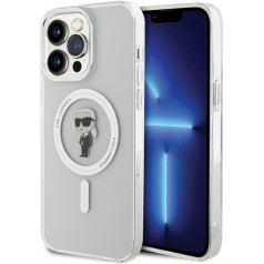 Karl Lagerfeld IML Ikonik MagSafe Back Case Aizsargapvalks Priekš Apple iPhone 15 Pro Max