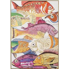 Kare Design Picture Touched Fish Meeting One 100 x 75 x 3.5 cm