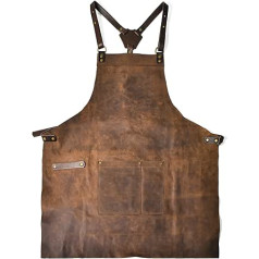 GauchoLife Leather Apron Barista Barber BBQ Barbecue