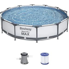 Bestway Steel Pro Max 3,66 x 76 cm baseina komplekts 56088 Blue