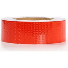 Reflektierende Aufkleber, Sicherheitszeichenband, Reflektierendes Klebeband, Sicherheitsmarkierungsband, Straßenband, 8 Zoll x 82 Fuß, reflektierende Bänder, 6 Farben, reflektierende Sicherheitswarnau