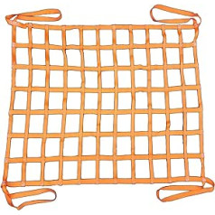 BOCbco Lifting Net, Flat Polyester Sling Hoisting Net, Small Cargo Lifting Bag, Material Handling Straps, Safety Cargo Hanging Net, Security Tear Resistanceng Load-Beabag Nets/2 m x 2 m Load 2T