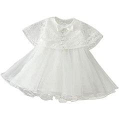 Zahur Baby Taufkleid, flauschiges Taufkleid aus Spitze, Erstkommunionkleid