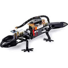 SUNFOUNDER robotu komplekts, kas ir savietojams ar Arduino DIY Lizard iesācējiem STEM izglītībai ar IR uztvērēja moduli, detalizēta rokasgrāmata (daudzvirzienu)