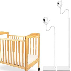 iTODOS Babyphone-Bodenständer, kompatibel mit HelloBaby HB65/HB6558/HB66/HB248, Anmeate SM935E/SM650, Bonoch, ChildsFarm, iFamily Babyphone, hält das Baby fern von Berührungen, mehr Sicherheit