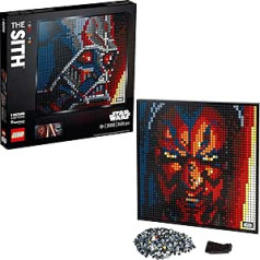 Lego 31200 Art Star Wars The Sith, художественная картина, постер «сделай сам» для коллекционеров, украшение стены, набор холстов из нескольких панелей д