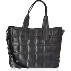 HUGO Damen Erin Tote-QS Tote Bag Black1 Viens izmērs