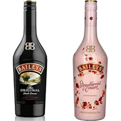 Baileys Original | 700ml | Irish Cream Likör + Baileys Strawberries and Cream| 700ml | Limitierte Edition