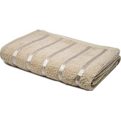 Towelogy ® luksusa vannas dvieļi, 100% organiskās ēģiptiešu kokvilnas Jumbo, lieli īpaši uzsūcoši vannas dvieļu komplekti 500 g/m2 (1 gabals, dabīgs bēšs)