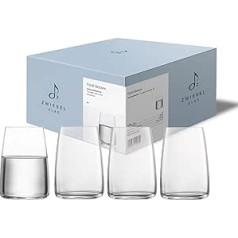 Zwiesel Glas Vivid Senses universālie krūzes (4 komplektā), daudzpusīgas dzeršanas glāzes, trauku mazgājamā mašīnā drošas Tritan® kristāla glāzes, ražotas Vācijā (preces Nr. 122425)