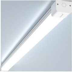 LED caurule 150 cm LED mitrās telpas gaisma 45 W 4500 lm darbnīcas lampa IP66 ūdensnecaurlaidīga griestu lampa 5000 K garāžas lampa vannas gaisma garāžas pagraba darbnīcai mitrā telpa vannas istaba biroja noliktava hobija telpa