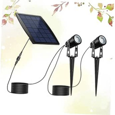 Kisangel 1Stk solar طاقه شمسيه terrassenleuchten āra lampas enerģijas taupīšana āra beleuchtung Einfache Installation V Spannung LED Stehlampe Gang Sicherheitslampe Landschaftslichter