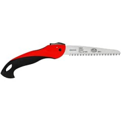 FELCO 600 zāģis (zāģa asmens 16 cm, saliekamā zāģa griešanas diametrs 50 mm, garums 350 mm, vilkšanas griezums, saliekams atzarošanas zāģis, atzarošanas zāģis kreiļiem un labročiem), 26 x 16 x 12 cm