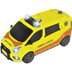 Dickie SEM 203715013SI4 Ambulance, 28 cm, Light and Sound, Opens Rear Doors, from 3 Years