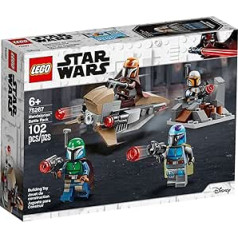 LEGO 75267 Star Wars Mandalorianer Battle Pack komplekts ar 4 minifigūriņām, ātrriteni un vertikāles festivālu