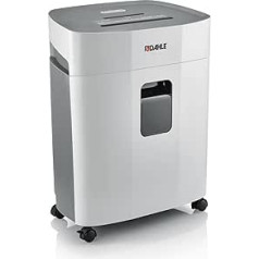 Dahle PaperSAFE PS 240 Shredder (10 Sheets, Security Level P4, Particle Cut, Oil and Maintenance-Free, 25 Litres) Grey