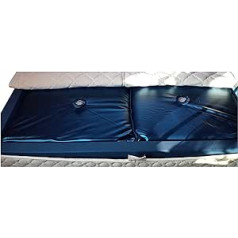 HK-Wasserbetten Mesamoll2 mīksto sānu ūdens gultas matracis 100 x 220 cm divām ūdens gultām 200 x 220 cm, augstas kvalitātes ūdensgultas matracis F6 100, nomierinošs