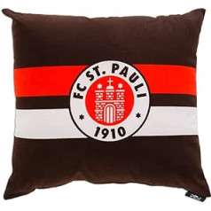 FC St. Pauli logotipa spilvens (brūns)