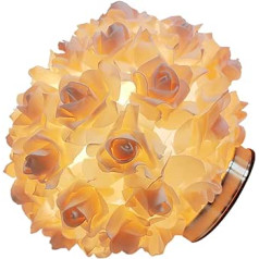 OSALADI rosa Nachttischlampe dekoration schlafzimmer guļamistabas dekors geschenk Blumendekoration Rosenlampen für Schlafzimmer Mädchenzimmer dekor einfach schmücken Schreibtischlampe