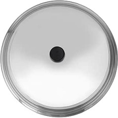 DOITOOL Glass Lid Universal Pot Lid Pot Lid Universal Pan Cover Cooking Pot Lid Cookware Lid Replacement for Frying Pans Pans 40 cm (Occasional) Universal Pot Lid