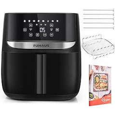 FUHAUS AF-600A Air Fryer 6L with Digital LED Touch Screen