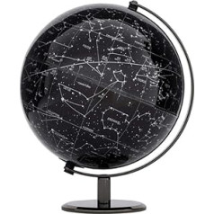 EMFORM Milky Way Globe with Lighting in Various Colours Black