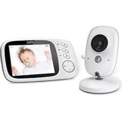 GHB Baby Monitor ar 3,2 collu displeja kameru