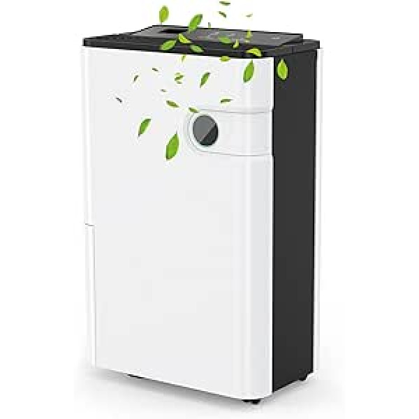 Belect Dehumidifier 24 L, telpas lielums apm. 35 m² gaisa mitrinātājs, elektrisks pārnēsājams gaisa mitrinātājs, klusas telpas gaisa sausinātājs, 24 stundu automašīnas atkausēšana ar taimeri, modernizēts LED displejs, gaisa mitrinātājs ar