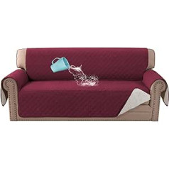 BellaHills 2023 jauni 100% ūdensizturīgi dīvāna pārvalki Dīvāna pārvalks Dīvāna pārvalks suņiem Dīvāna aizsargs Trīskāršs neslīdošs dīvāna pārvalks 3 spilveniem Dīvāna mēbeļu aizsargs bērniem (XL dīvāns 198 cm