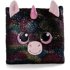 NICI GLUBSCHIS Unicorn Vita-Mi 48585 Spilvens 30 x 30 cm Krāsains, mīksts rotaļlietu spilvens zēniem, meitenēm, zīdaiņiem un mīksta rotaļlietu mīļotājiem - ideāli piemērots mājās, bērnudārzā vai ceļā