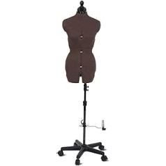 Olivia Adjustable Dressmaker's manekens biksēm 8 gabali, mazi (S) [Izmērs no EUR 38 līdz 44]