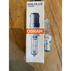 Osram Quarz-Halogenlampe 64406 B15d 60W klar 230V 86mm 980lm 60kWh/1000h EEK D