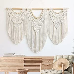 Fashionstorm Macrame Wall Hanging Boho Macrame Wall Art