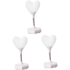 OSALADI 3 Stück 3 Tischlampe Für Kinder Usb-ladelampe Valentinstag-plüschtier Usb-schreibtischlampe Led-dekor Tischlampe Für Party Kinderzimmerlicht Wohnkultur Dekoratīvs Lichter Haushalt