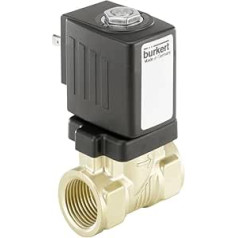 Bürkert Servogesteuertes Ventil 221650 6213 EV 24 V/DC G 1/2 Muffe Nennweite (detaļas) 10mm 1St.