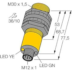 3033378 — S30SP6RQ, Optoelektronischer Sensor Einweglichtschranke (Empfänger)