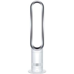 Dyson Cool AM07 Tower Fan with Air Multiplier Technology, White/Silver